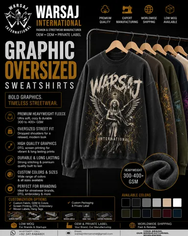 Graphic Oversized Sweatshirts