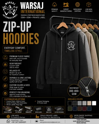 Zip Up Hoodies