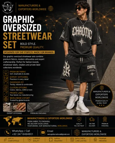 Streetwear Set Short