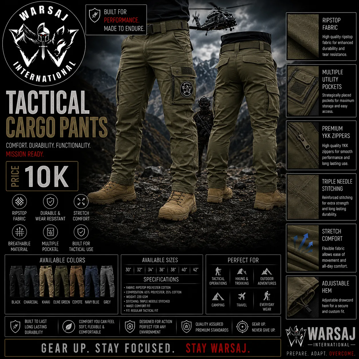Tactical Cargo Pants