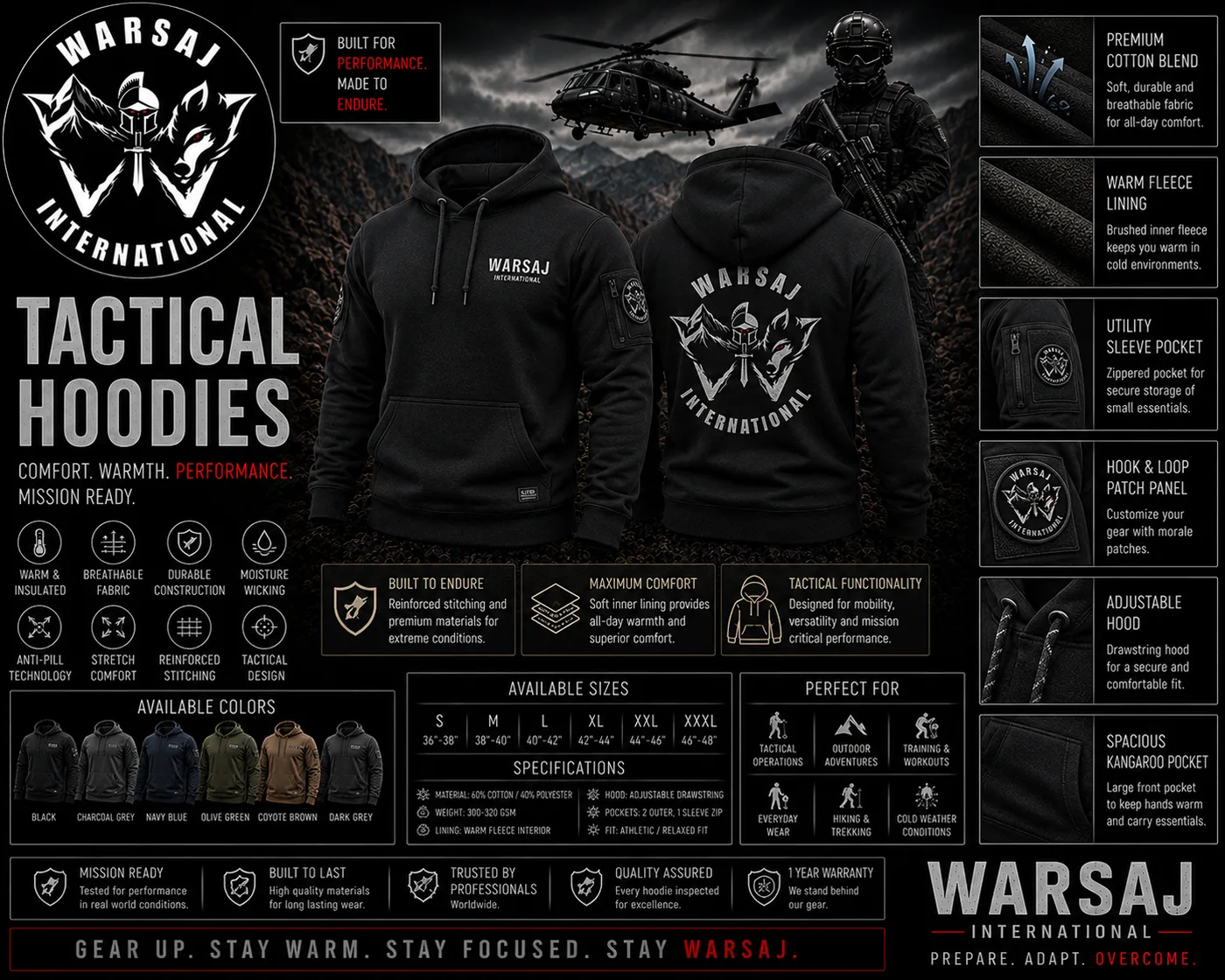 Tactical Hoodie Mission