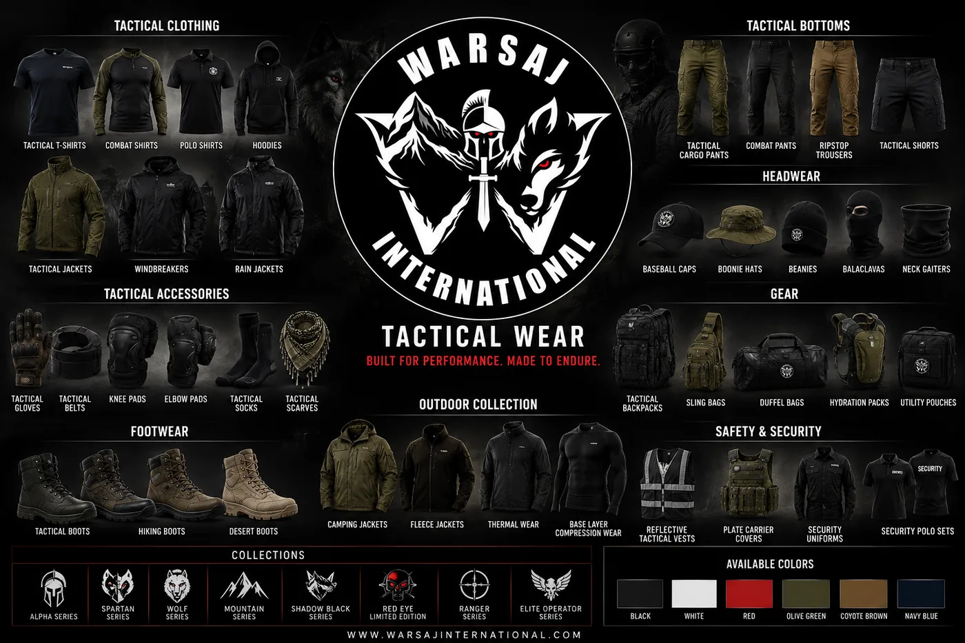 Tactical Wear Catalog Overview