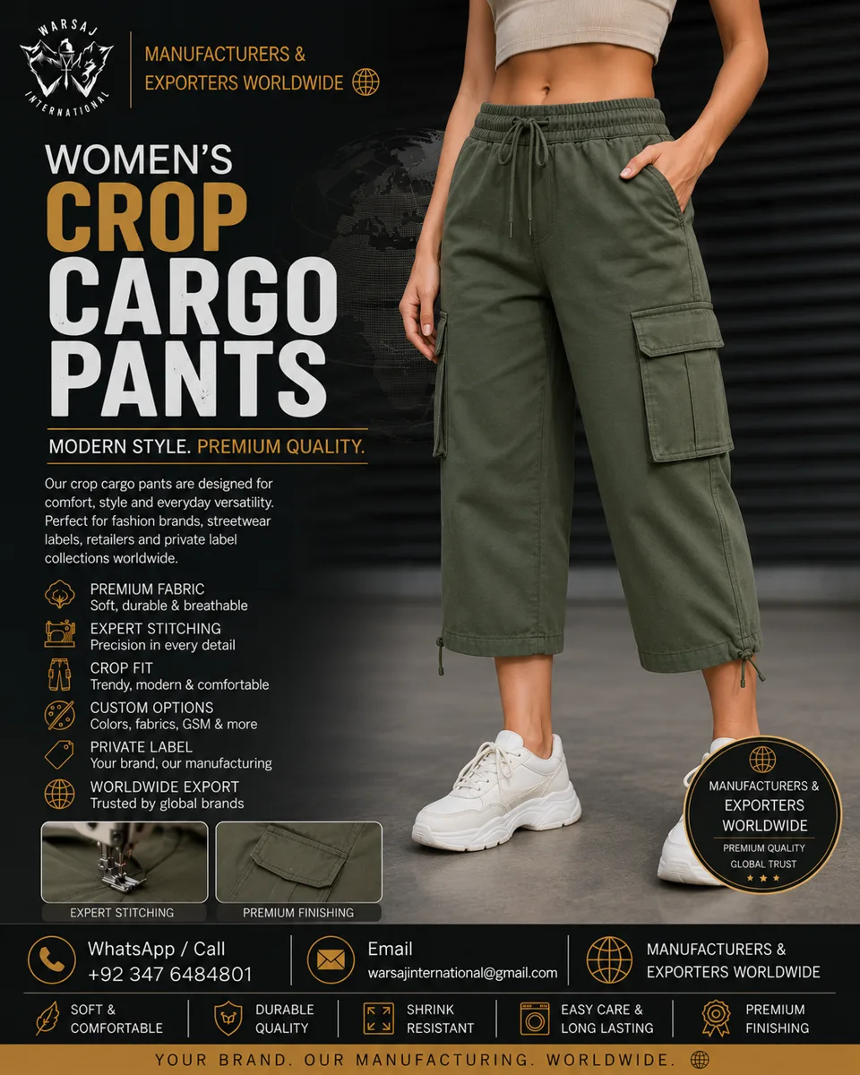 Women's Crop Cargo